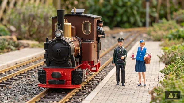 Figuren-Set – Lokführer und 2 Zugbegleiter – Spur G ML-Train 8200303_auswahl5