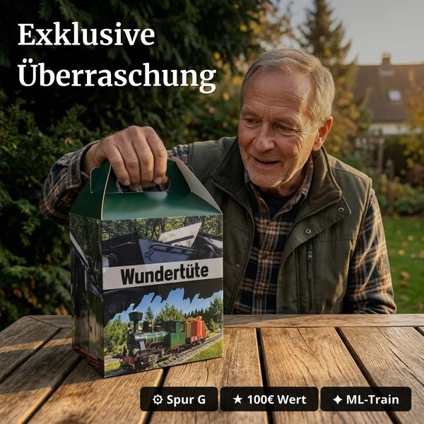 Wundertüte mit Basic Spur-G Zubehör - Überraschungs Gartenbahn-Geschenk Box ML-Train 8300001_auswahl5