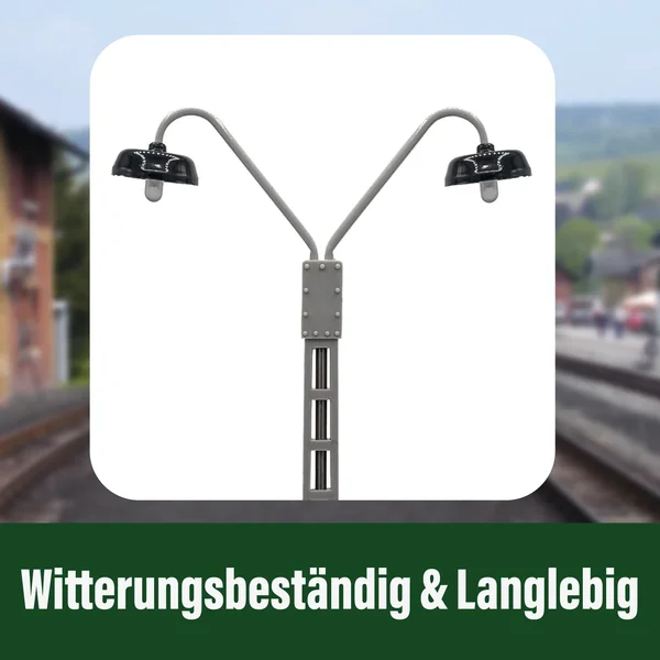 Gittermast Bogenlampe 1 armig grau für LGB-Anlagen Spur-G ML-Train 83800143_auswahl3