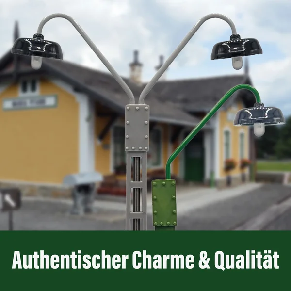 Gittermast Bogenlampe 2 armig grün für LGB-Anlagen Spur-G ML-Train 83800147_auswahl4
