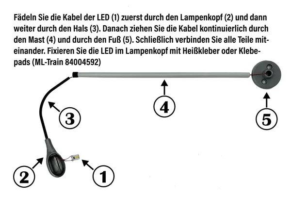 3x Lampe Leipziger Tropfen 1-armig für LGB-Anlagen Spur-G ML-Train 83802133_auswahl6