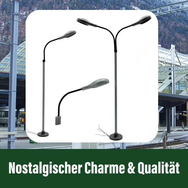 3x Lampe Leipziger Tropfen 2-armig für LGB-Anlagen Spur-G ML-Train 83802144_auswahl3
