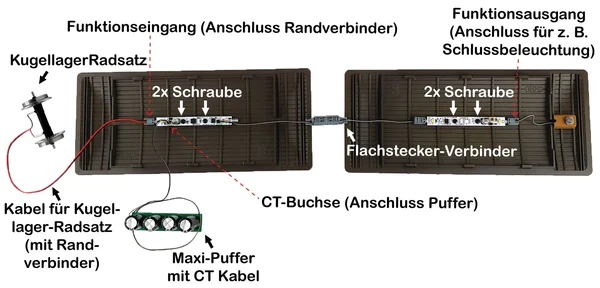 Digitales Beleuchtungs-Set mit Speichen-Radsatz lange Wagen Spur-G ML-Train 83802500_auswahl1