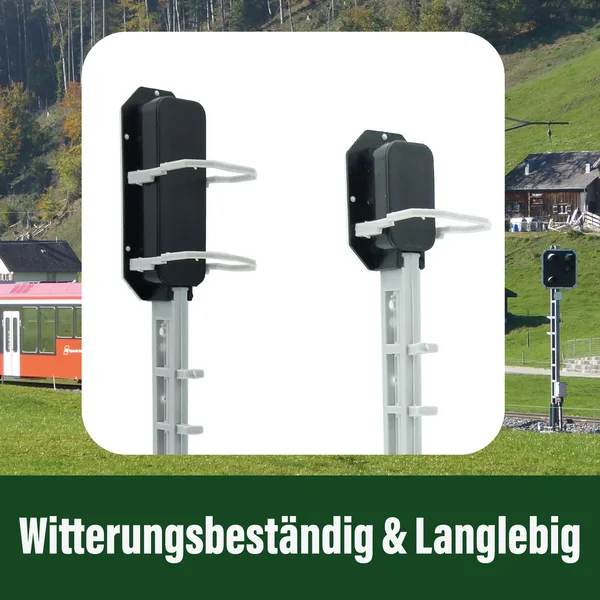 Lichtsignal Typ L 2-fach RhB für Spur G analog / digital mit Decoder ML-Train 83804606_auswahl2