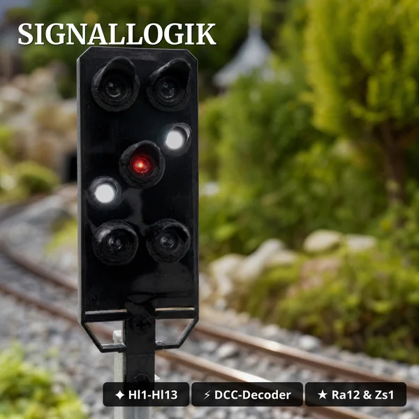 Lichtsignal Typ HL Kompaktsignal DR Spur G mit Decoder – Betonmast – ML-Train 83804635_auswahl3
