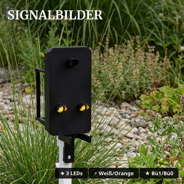Lichtsignal SO16 Überwachungssignal 2 Stück für Spur G analog / digital mit Decoder ML-Train 83804639_auswahl4