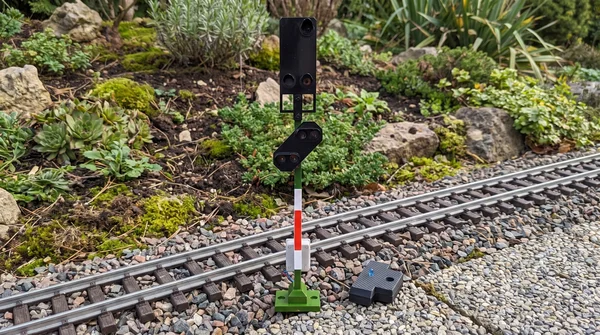 Lichtsignal Typ HV Einfahrtsignal mit Vorsignal für Spur G analog / digital mit Decoder ML-Train 83804642_auswahl1