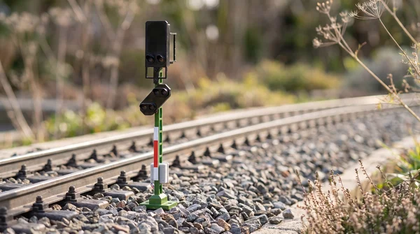 Lichtsignal Typ HV Blocksignal mit Vorsignal für Spur G analog / digital mit Decoder ML-Train 83804620_auswahl5