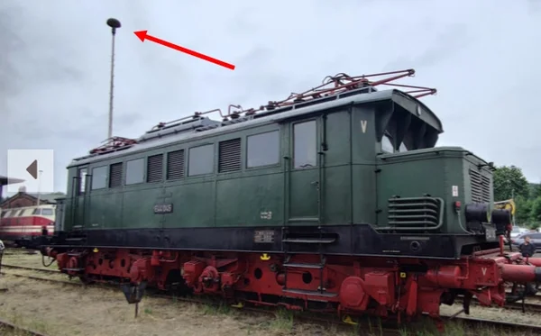 Bahnhofslampe DR Salatschüssel mit LED montiert Spur-G ML-Train 83808015_auswahl3