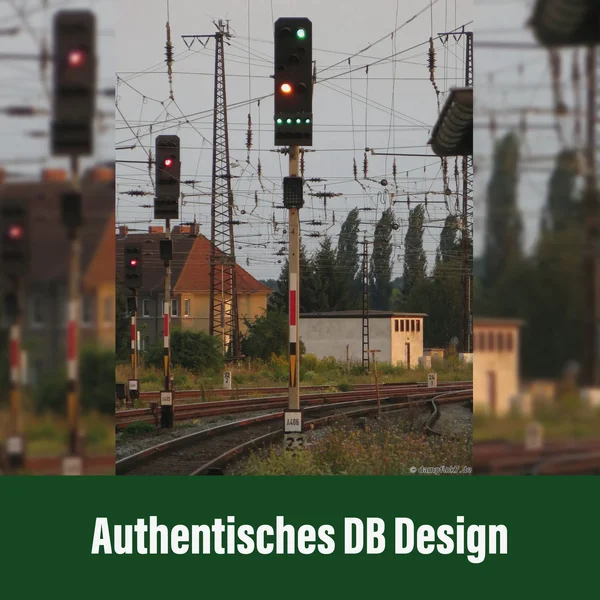 Lichtsignal Typ HV Einfahrtssignal mit Ersatzrot für Spur G analog / digital mit Decoder ML-Train 83814621_auswahl3