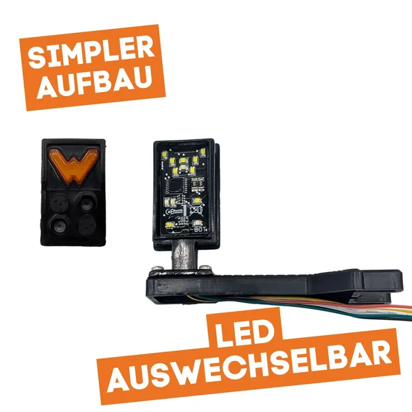 HL Zwergsignal Typ Warte für Spur G analog / digital mit Decoder ML-Train 84004625_auswahl1