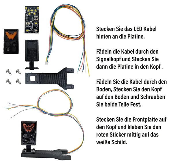 HL Zwergsignal Typ Warte für Spur G analog / digital mit Decoder ML-Train 84004625_auswahl6