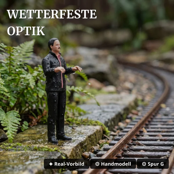 ML-Train Lokführer Manfred stehend Spur G – Handbemalt, UV-beständig_auswahl3