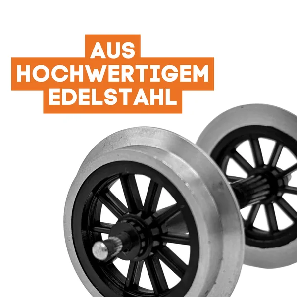 2x Speichen Radsatz aus Edelstahl 31 mm Spur-G ML-Train 88673192_auswahl3