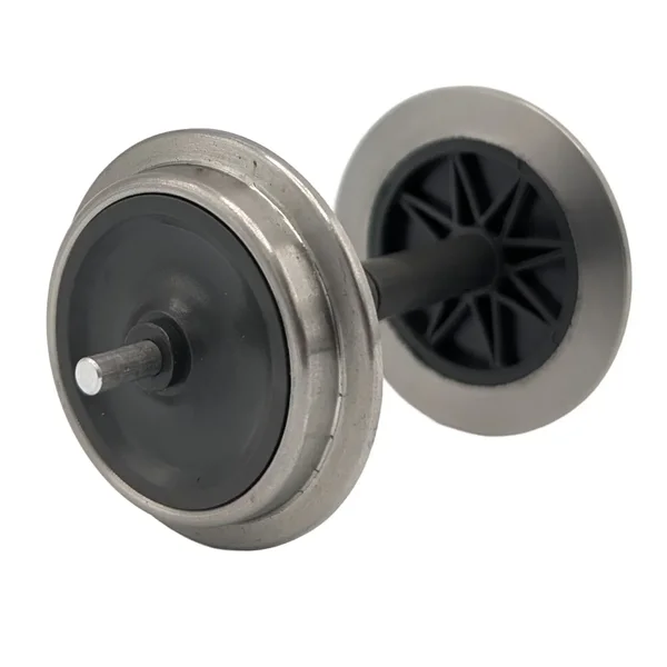 2x Vollradsatz grau aus Edelstahl 31 mm Spur G ML-Train 88900012_auswahl1