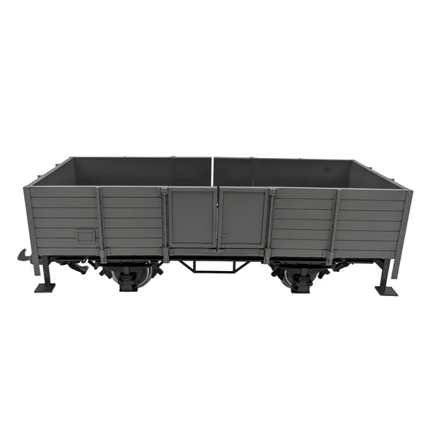 Hochbordwagen grau inkl. Türen mit Magnetverschluss und Edelstahlradsätzen als Spur G Bausatz ML-Train 88900050_auswahl6