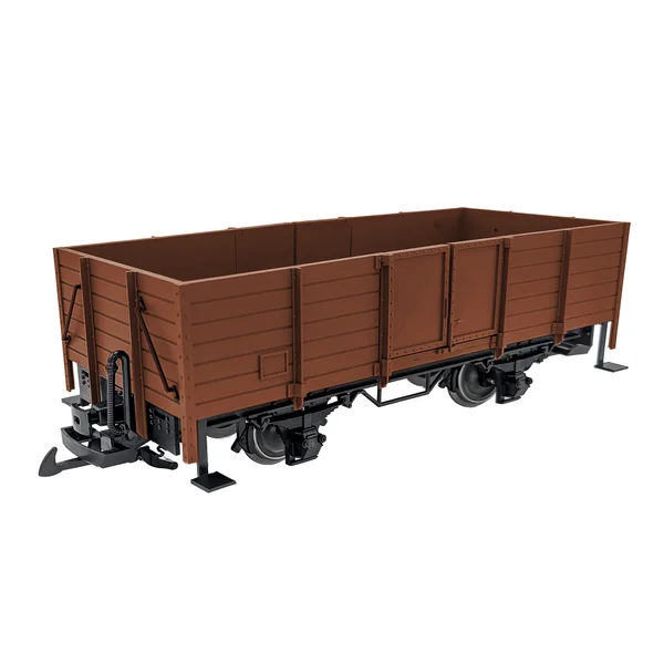 Hochbordwagen braun inkl. Türen mit Magnetverschluss und Edelstahlradsätzen als Spur G Bausatz ML-Train 88900060_auswahl1