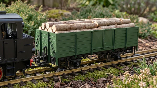 Hochbordwagen grün inkl. Türen mit Magnetverschluss und Edelstahlradsätzen als Spur G Bausatz ML-Train 88900070_auswahl3
