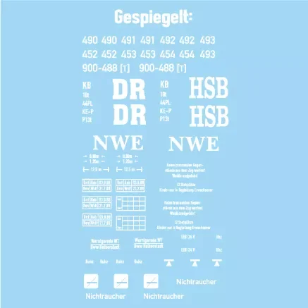 Beschriftungssatz für Personenwagen der DR/HSB ML-Train 88901101_auswahl2