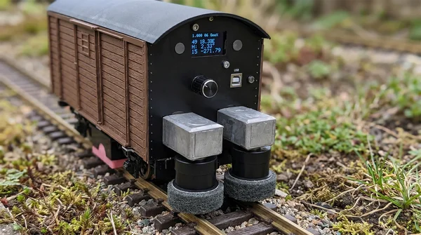 Mess- und Polier-Güterwagen Spur G Bausatz Braun | DCC | OLED | Bluetooth – ML-Train 889190800_auswahl2