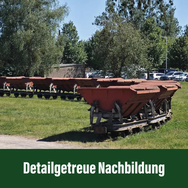 Kipplore mit Bremserbühne Grubenhunt Feldbahnwagen rot Spur-G als Bausatz ML-Train 88919180_auswahl1