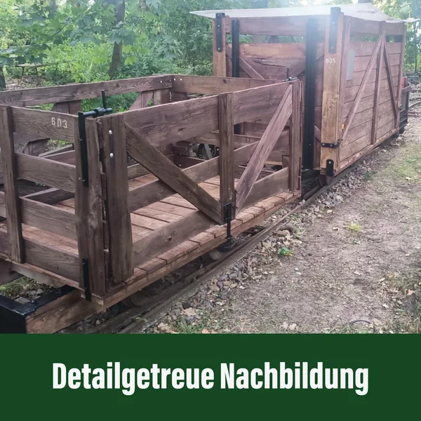 Torflore Grubenhunt Feldbahnwagen braun Spur-G als Bausatz ML-Train 88919340_auswahl3