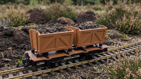Träger-Flachwagen mit Doppel-Torflore als Bausatz Spur G ML-Train 88919386_auswahl1