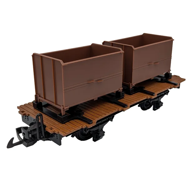 Träger-Flachwagen mit Doppel-Kastenlore braun als Bausatz Spur G ML-Train 88919388_auswahl5