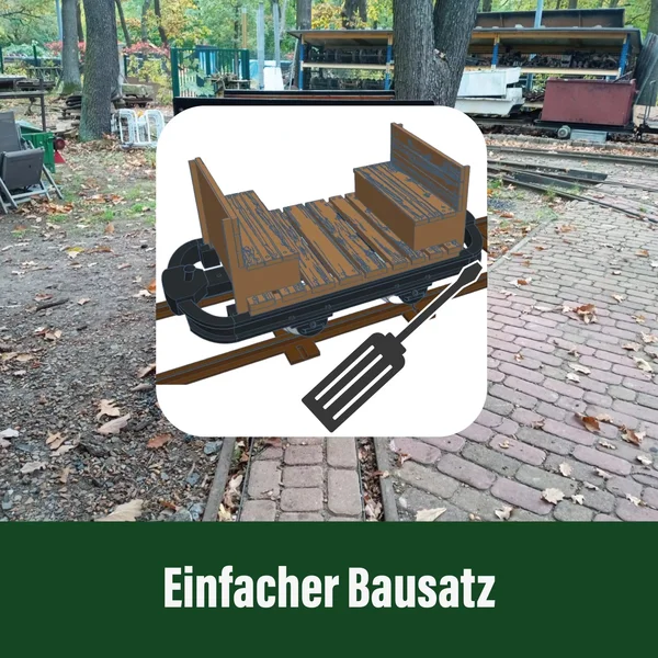 3er-Set Mannschaftswagen Lore Spur-G als Bausatz ML-Train 88919430_auswahl3
