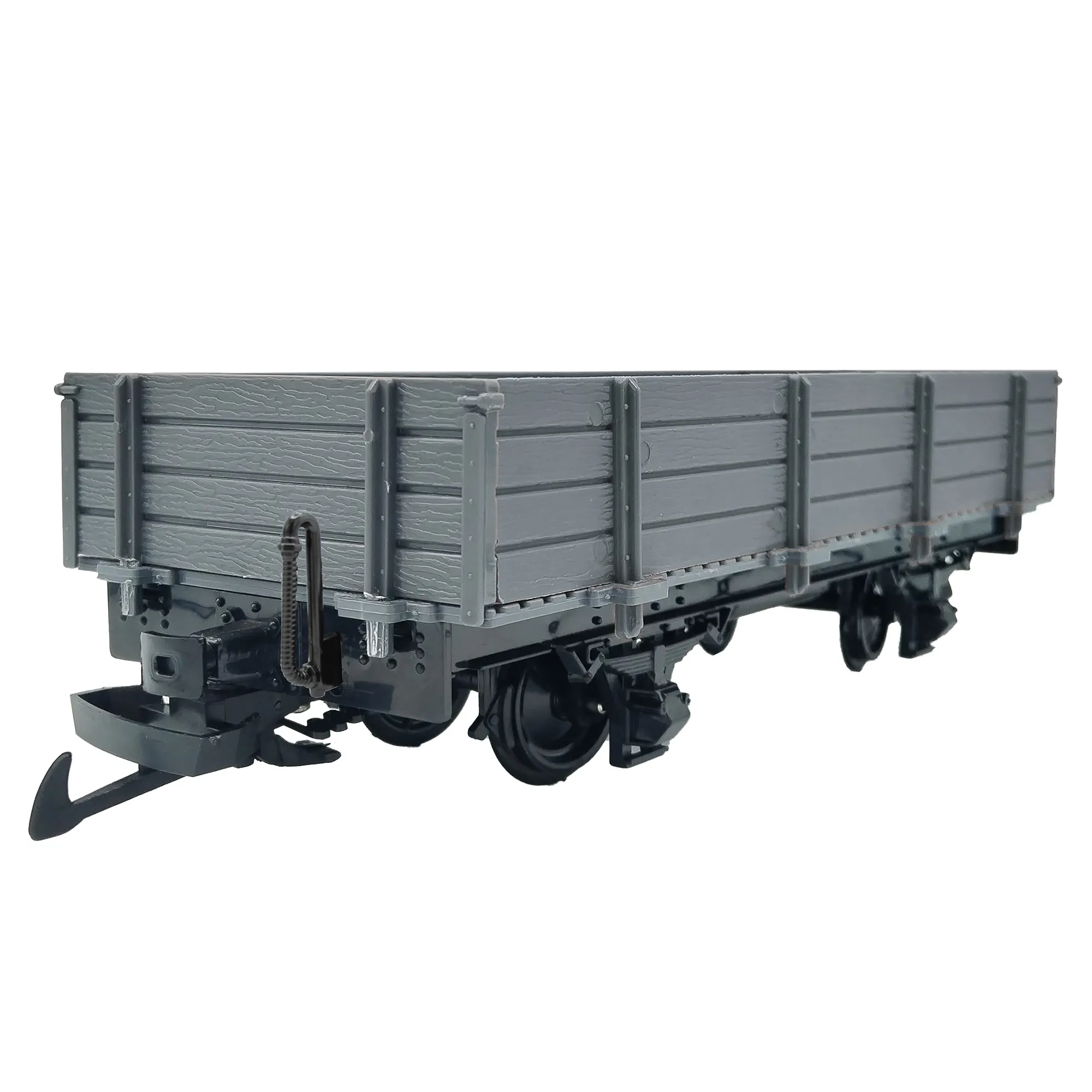 Niederbordwagen gerade grau als Spur-G Bausatz ML-Train 88919590_auswahl4