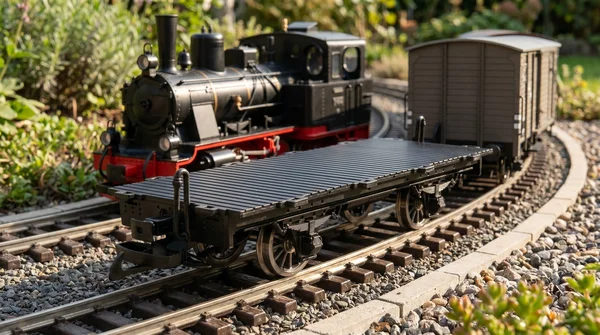 ML-Train Flachwagen Bausatz schwarz Spur G  27 Teile mit Metall-Speichenradsätzen 31 mm  ML-Train 88923510_auswahl5