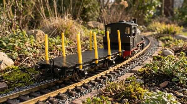 Rungenwagen Bausatz Spur G schwarz/gelb mit Metall-Speichenradsätzen 31 mm – 42 Teile ML-Train 88923570_auswahl5