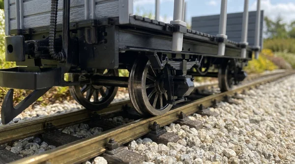 Rungenwagen Bausatz Spur G schwarz/grau mit Metall-Speichenradsätzen 31 mm –44 Teile ML-Train 88923600_auswahl1