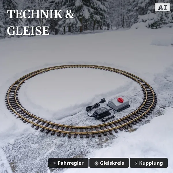 Start-Set Weihnachtszug Dampflok mit 2 Güterwagen Piko 02412_auswahl4
