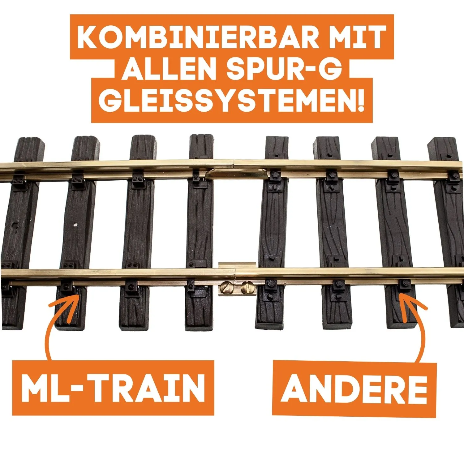 10x Gleis gerade 30 cm mit 20x Schraub-Verbinder ML-Train 891030210_auswahl6