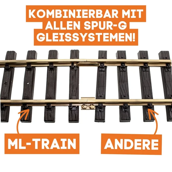 Gleis gerade 90 cm mit Schraub-Verbinder ML-Train 8910902_auswahl6
