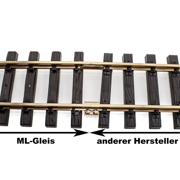 6x Gleis gerade 150 cm  mit 12x Schraub-Verbinder ML-Train 8911502_auswahl4