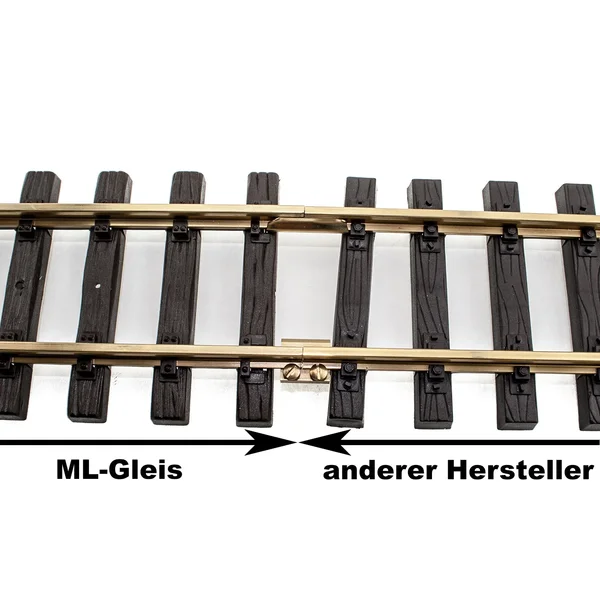 6x Flexgleis gerade 150 cm  mit 12x Schraub-Verbinder ML-Train 8911552_auswahl4