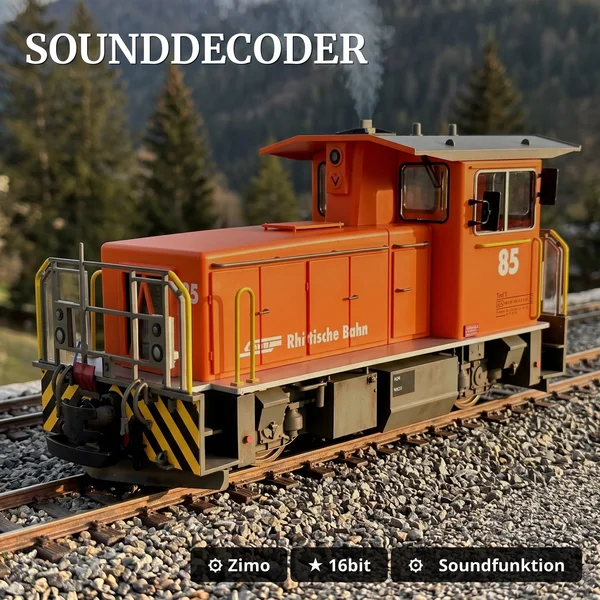 Rangier-Traktor Tmf 2/2 85 digital mit Sound RhB Train Line 2050202_auswahl6