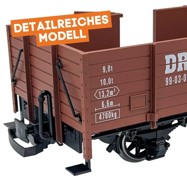 Kurzer offener Güterwagen DR 99-03-03 Train Line 3021101_auswahl4