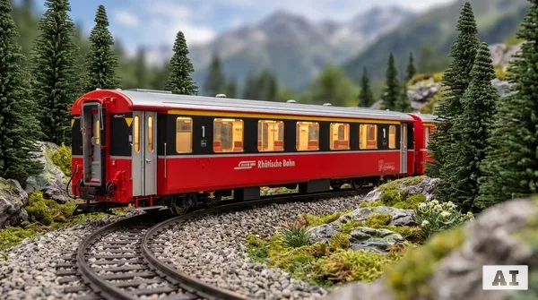 RhB Personenwagen EW III digital - A 1272 1. Klasse - mit Sound und Zimo-Decoder Train Line 3335013 _auswahl1