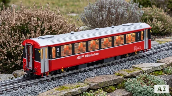 RhB EW III Personenwagen 2. Klasse B 2463 Spur G Digital mit Zimo-Decoder und Sound Train Line 3335019 _auswahl5