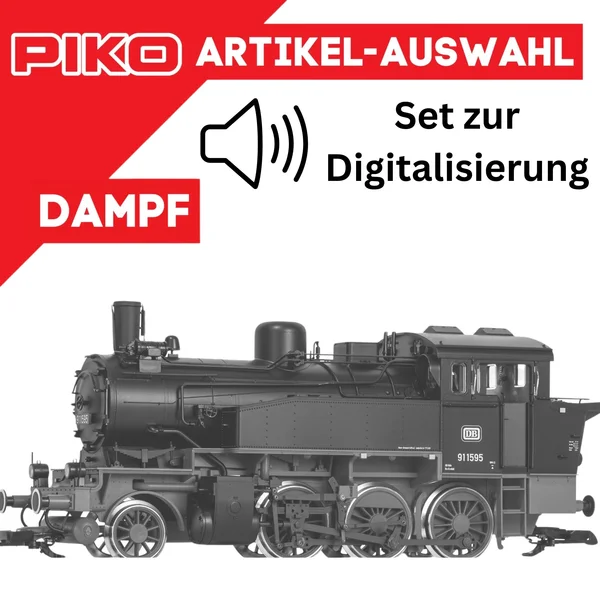Piko Dampfloks - Digitalisierungssets
