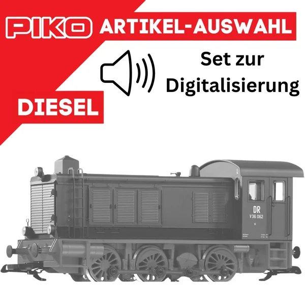 Piko Dieselloks - Digitalisierungssets