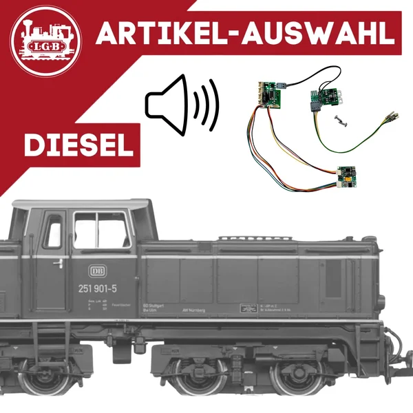 LGB Dieselloks - Analoge Sound-Sets