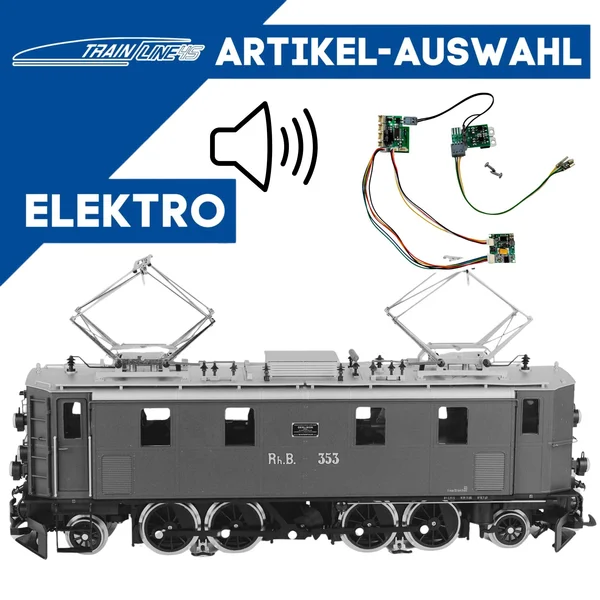 Train Line Elektroloks - Analoge Sound-Sets