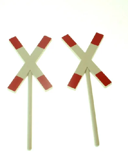 2 x Andreaskreuz LGB Schranke Ersatzteil LGB