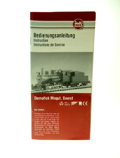 Bedienungsanleitung Mogul Dampflok LGB 80005-E004