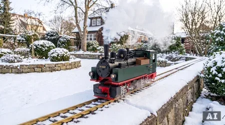 Dampflok für den Garten im Winter: Die besten Modelle und Winterfestigkeit