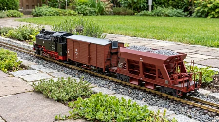 Kugellager-Radsatz oder Standard-Achsen für Spur G Gartenbahn im Vergleich